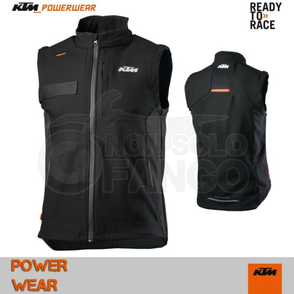 Smanicato in Softshell KTM Power Wear 2020 Enduro Vest