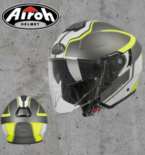 Casco moto Jet Airoh Soul Hunter Anthracite Matt Gloss