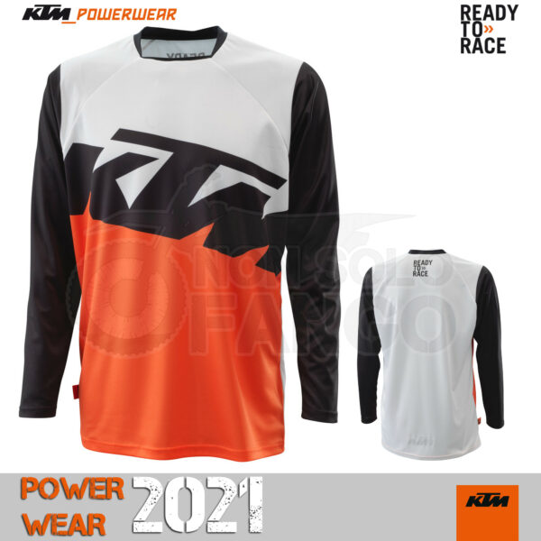 Maglia enduro KTM Power Wear 2021 Pounce Shirt Black