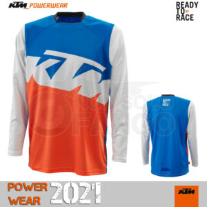 Maglia enduro KTM Power Wear 2021 Pounce Shirt Blue