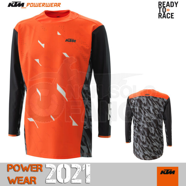 Maglia enduro KTM Power Wear 2021 Racetech Shirt Orange