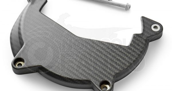 Protezione coperchio frizione in carbonio Power Parts KTM motori LC8