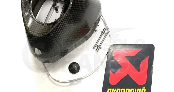 Fondello in carbonio silenziatore Akrapovic KTM 690 SMC / ENDURO