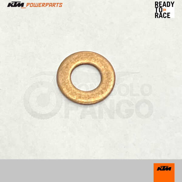 Rondella in rame testa KTM 250 300 EXC