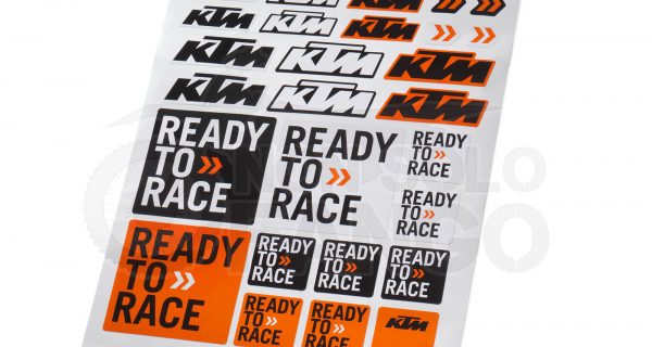 Kit adesivi KTM Power Parts Team Corporate Sticker Sheet white