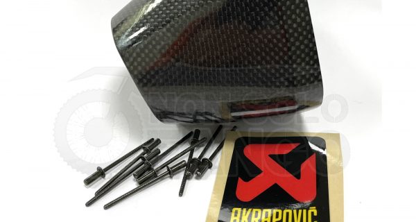 Fondello in carbonio silenziatore Akrapovic KTM EXC ed SX 2 Tempi