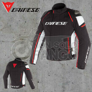 Giubbotto Dainese RACING 3 D-Dry Black/White/Fluo-Red