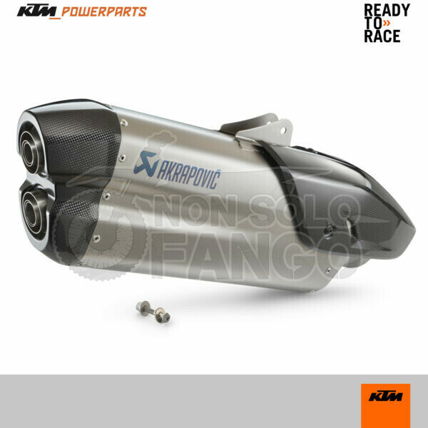 Silenziatore slip-on Akrapovic Power Parts KTM 1290 Super Adventure MY21