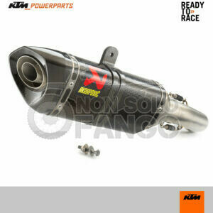 Silenziatore slip-on Akrapovic Duke RC 125 390 dal 2021 al 2022