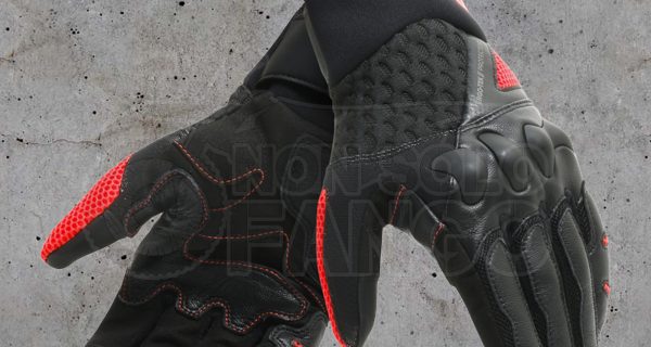 Guanti moto Dainese X-MOTO GLOVES Black / Fluo-Red