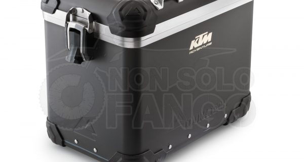 Valigia Touratech laterale sinistra alluminio nero – KTM Power Parts