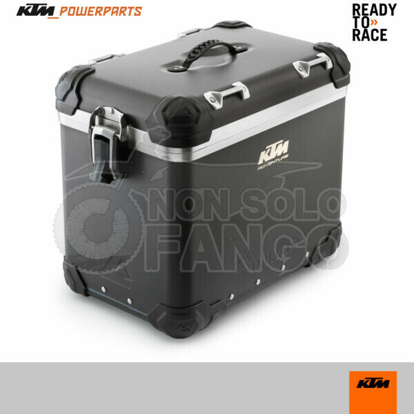 Valigia Touratech laterale sinistra alluminio nero - KTM Power Parts
