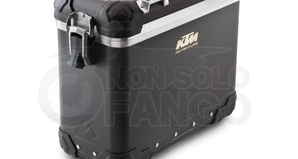 Valigia Touratech laterale destra alluminio nero – KTM Power Parts