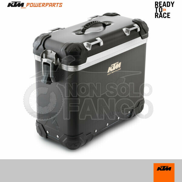 Valigia Touratech laterale destra alluminio nero - KTM Power Parts