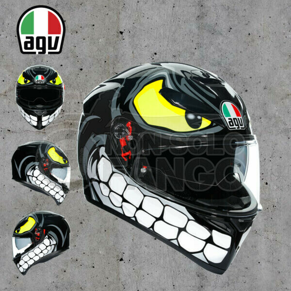 Casco Integrale AGV K3 SV E2205 MULTI - ANGRY BLACK