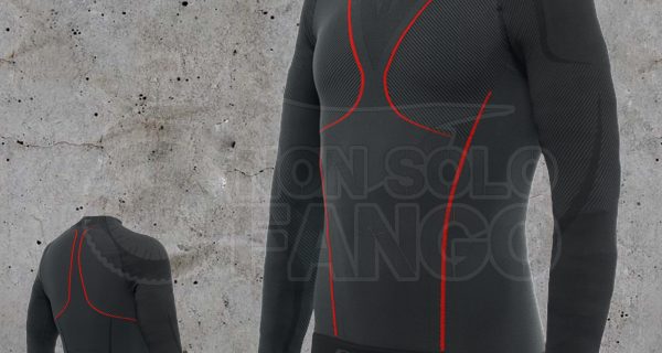 Maglia termica intima Dainese THERMO LS Black/Red