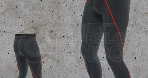 Pantaloni termici intimi Dainese THERMO PANTS Black/Red
