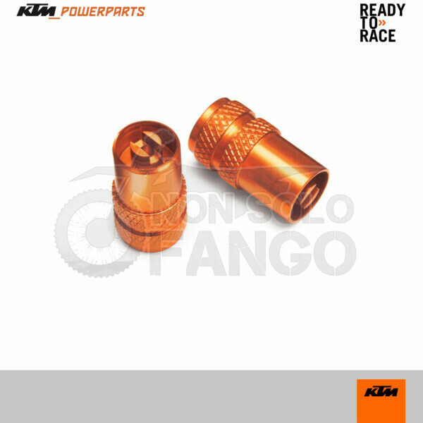 Coppia tappi coprivalvola KTM Power Parts Valve Cap