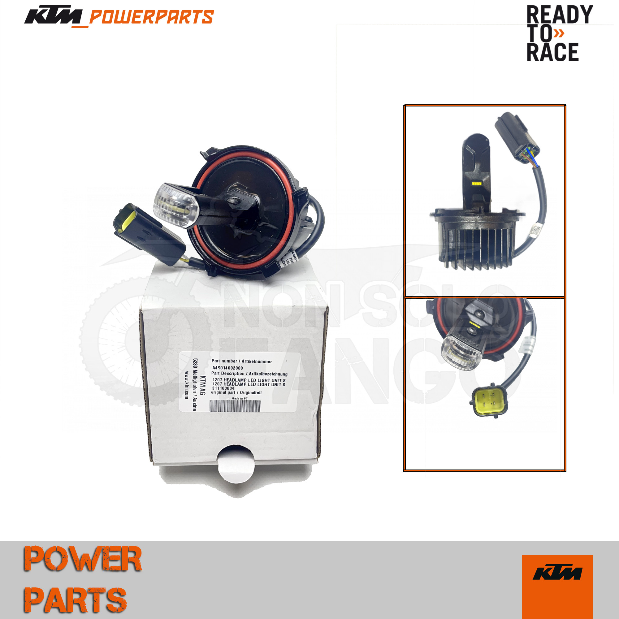 Unità LED Faro Spare Parts KTM EXC dal 2024