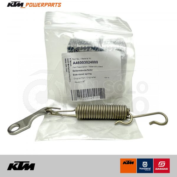 Molla cavalletto con piastrina KTM EXC SX Husqvarna Gas Gas dal 2024
