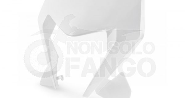 Mascherina portafaro bianco Power Parts KTM EXC dal 2024