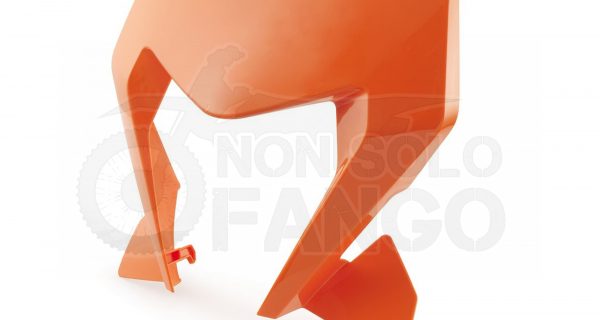Mascherina portafaro arancio Power Parts KTM EXC dal 2024