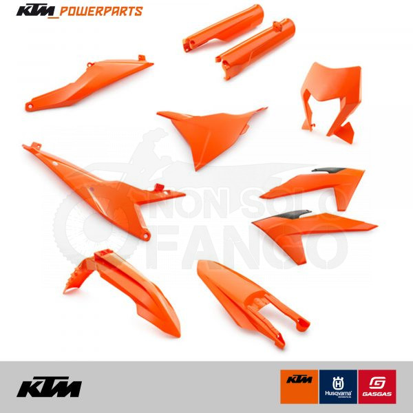 Kit plastiche arancio Power Parts KTM EXC SX dal 2024