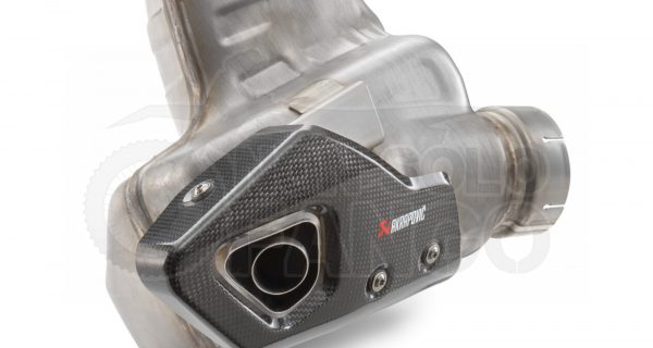 Silenziatore slip-on Akrapovic Duke 125 390 MY 2024