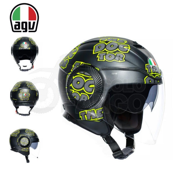 Casco Jet AGV ORBYT E2205 TOP ROSSI DOC 46