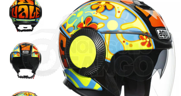 Casco Jet AGV ORBYT E2205 TOP ROSSI VALENCIA 2003