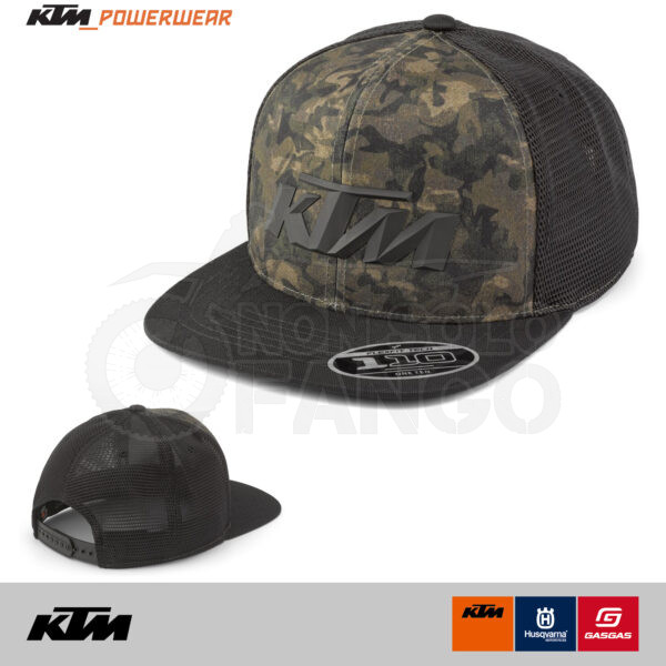 Cappello KTM Power Wear 2025 TRUCKER CAP CAMO
