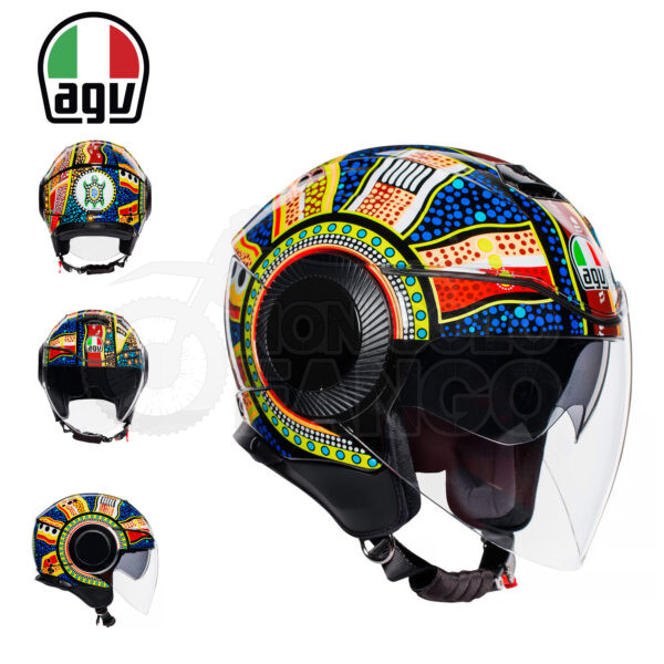 Casco Jet AGV ORBYT E2205 TOP ROSSI DREAMTIME