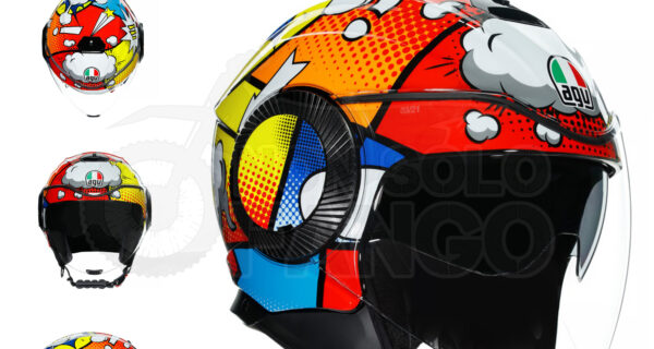 Casco Jet AGV ORBYT E2205 TOP SPRAY