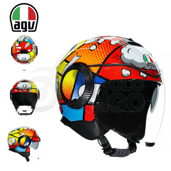Casco Jet AGV ORBYT E2205 TOP SPRAY