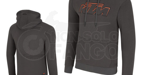 Felpa KTM Power Wear 2025 ESSENTIAL HOODIE DARK GREY