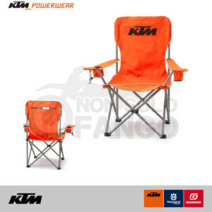 SEDIA PIEGHEVOLE KTM POWER WEAR 2025 RACETRACK CHAIR