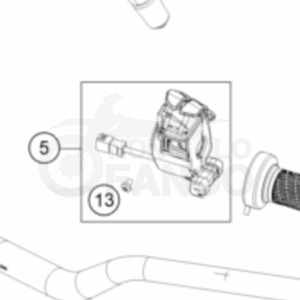 COMMUTATORE COMBINATO SINISTRO KTM 1390 SUPER DUKE R MY24