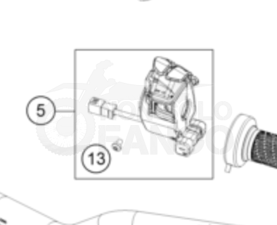 COMMUTATORE COMBINATO SINISTRO KTM 1390 SUPER DUKE R MY24