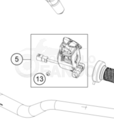 COMMUTATORE COMBINATO SINISTRO KTM 1390 SUPER DUKE R MY24