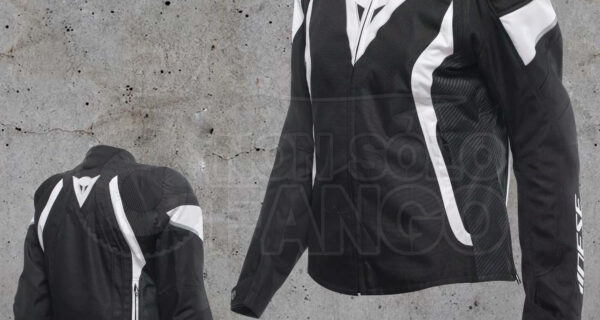 Giubbotto Dainese AVRO 5 TEX JACKET LADY Black/White/Black