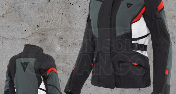 Giubbotto Dainese CARVE MASTER 3 LADY GORE-TEX JACKET Black/Ebony/Lava-Red