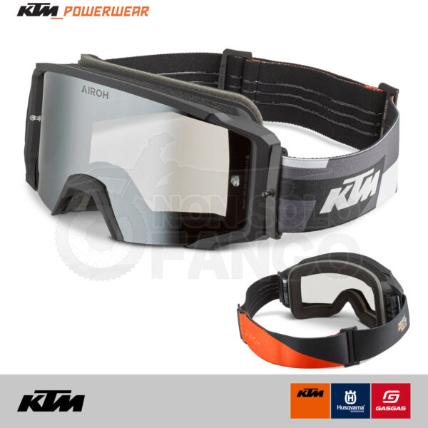 MASCHERINA KTM POWER WEAR 2025 BLAST XR1 GOGGLES BLK/GREY