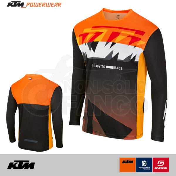 Maglia enduro KTM Power Wear 2025 POUNCE JERSEY ORANGE