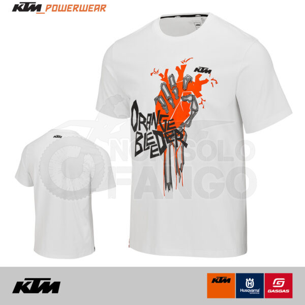 Maglietta KTM Power Wear 2026 ORANGE BLEEDER T-SHIRT