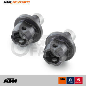 KIT TAMPONI FORCELLONE NERI KTM POWER PARTS