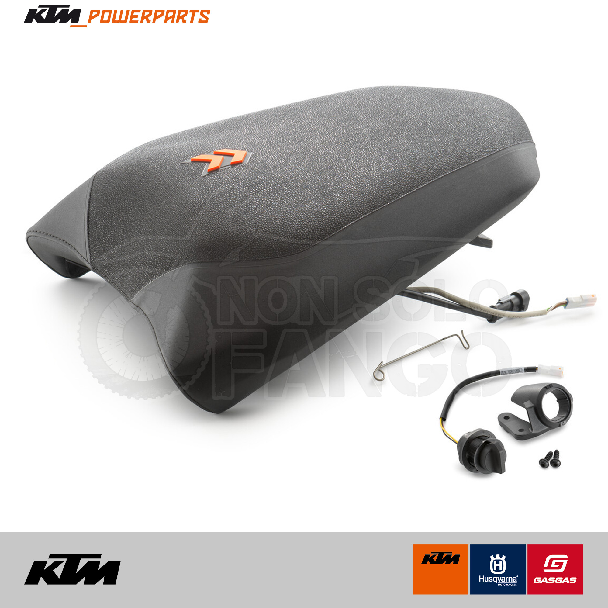 SELLA PASSEGGERO ERGO RISCALDATA POWER PARTS KTM 790/890 ADVENTURE