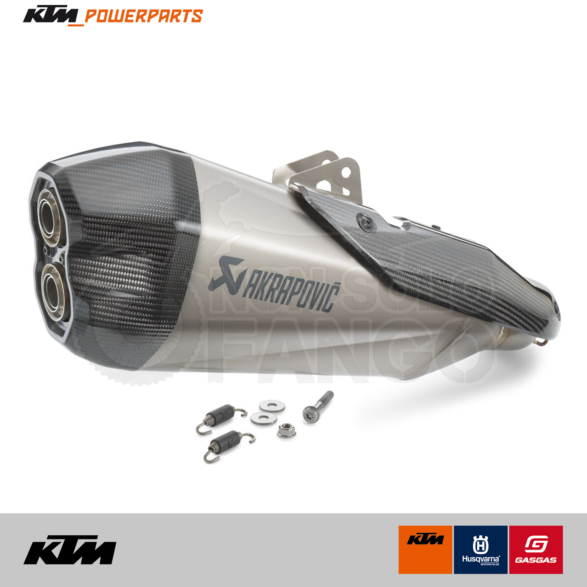 SILENZIATORE SLIP-ON AKRAPOVIC POWER PARTS KTM 990 DUKE MY24